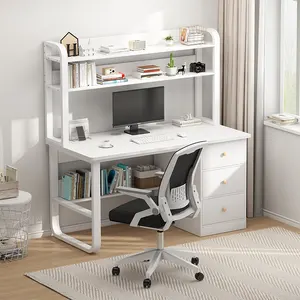 공장 직접 판매 현대 간단한 침실 책장 책상 럭셔리 컴퓨터 책상