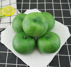 Искусственные реалистичные искусственные апельсины, искусственные фрукты, мандарин, модель для декора - Product Image 5