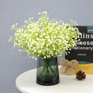 Bouquet de fleurs artificielles Guanyi Baby's Breath 30cm en plastique pour décoration de mariage et de maison - Product Image 3