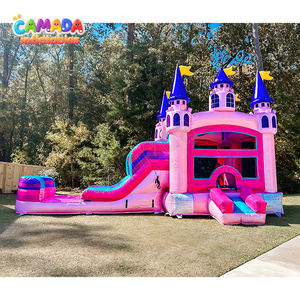 <span class=keywords><strong>Castillo</strong></span> Inflable para Fiestas, Tobogán Inflable con Diseño de Princesa para Niñas - Product Image 2
