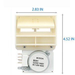ตัวตั้งเวลาละลายน้ำแข็ง 242303001 สำหรับตู้เย็น 110-120 V พลาสติก ความเข้ากันได้ดี - Product Image 3