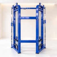 Machine de musculation à double poulie avec cadre en acier pour centre de fitness et équipement de sport