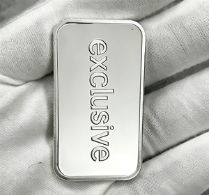 Set di Presentazione per Moneta Commemorativa Rettangolare da 1 Oncia, Splendida Barra Luminosa Placcata Argento con Finitura a Specchio - Product Image 4