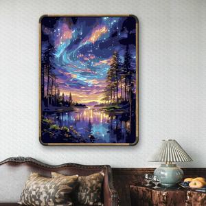 Экологичный набор для рисования по номерам Huijie: холст 40x50 см, пейзаж, раскраска по номерам, сделай сам - Product Image 1