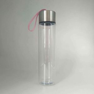 Summer Sports Water Bottleportable Leak-Proof Drinkwarefood Safe <b>Plastic</b> Bottleoutdoor Camping Bottlestraw Cap Handheld Bottle - Product Image 6