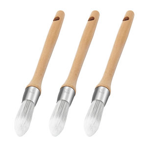 <span class=keywords><strong>Pennello</strong></span> per Pittori con Setole Pure, Testa Rotonda, per Gesso, Olio, Cera, Non Perde Setole, Manico in Legno Verniciato - Product Image 4