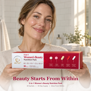 DUOZI Pack Beauté Nutritionnel 5-en-1 pour Femmes avec Comprimés de Collagène, Glutathion et Pépins de Raisin pour Éclaircir la Peau - Product Image 4