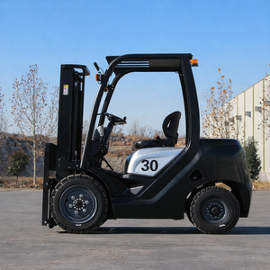 Chariot élévateur à fourche APEXPRO GC-LPF30 3T de haute qualité, alimenté au GPL, avec options de déplaceur latéral et de mât, hauteur de levage 3000-6000 mm, 4 roues, livraison immédiate - Product Image 2