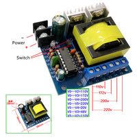 Convertisseur Taidacent 40W 100W 150W 200W 300W 500W 1000W 12V/24V vers 220V, transformateur DC vers AC, carte de circuit imprimé d'onduleur boost
