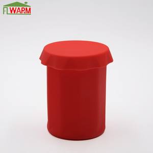 Molde para Vasos de Hielo Cilíndricos Rojos Originales con Tapa, Capacidad de 130 ml - Product Image 1