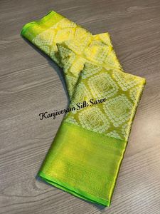 Vêtements ethniques de qualité supérieure Kanjiveram chemisier de travail en Jacquard de soie douce pour femmes, fabricant de mode à vendre à bas prix - Product Image 5