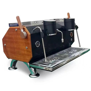 Machine à café expresso volumétrique <span class=keywords><strong>semi</strong></span>-automatique italienne à 2 groupes, 12 L, 4 chaudières, système de chauffage T3, tuyau en cuivre - Product Image 3