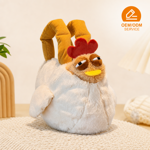 Marionnettes à main en peluche personnalisées OEM en gros : Canard, Mouton, Marionnettes à bouche mobile pour le conte, Jouet interactif pour enfants, Cadeau en gros - Product Image 1
