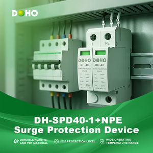 Dispositivo de Protección Contra Sobretensiones <span class=keywords><strong>DOHO</strong></span> DH-SPD40-1P+NPE, 40kA Corriente Máxima de Descarga, Tipo T2, Material PBT/Plástico, para Sistemas Solares - Product Image 3