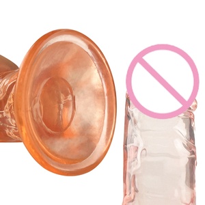 Lebensechte TPE Single Gradient mit starkem Saugnapf Hand Free Play Flexibler Penis Realistischer <span class=keywords><strong>Dildo</strong></span> Anal Sexspielzeug - Product Image 4