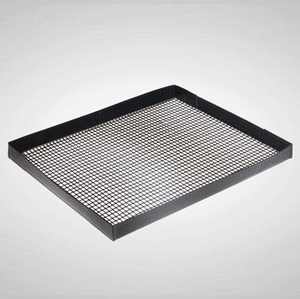 Panier de four solide en PTFE résistant à la chaleur plateaux de cuisson pour chauffage rapide copeaux de cuisson ailes de poulet pain charbon de bois <span class=keywords><strong>BBQ</strong></span> - Product Image 5