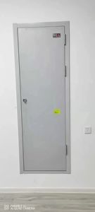 <span class=keywords><strong>Puerta</strong></span> Metálica Cortafuego de Una Hoja para Apartamentos, Hoteles e Interiores de Habitaciones, <span class=keywords><strong>Puerta</strong></span> de Acero Ignífuga de Una Hoja - Product Image 2