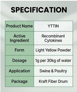 YTIYIN Aditivos Alimentarios para Cerdos y Aves de Corral, Aumentan la Tasa de Anticuerpos de la Vacuna, Refuerzan la Inmunidad, Alivian la Inflamación - Product Image 6