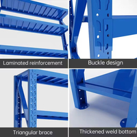 Étagères et rayonnages de stockage légers 1500x500x1800mm 100kg par étagère réglables 4 niveaux pour entrepôt OEM/ODM
