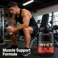 Vente flash : Supplément de protéines de lactosérum isolées BCAA, superaliment pour la santé, favorisant la masse musculaire maigre