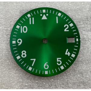 Esfera de Reloj Digital Modificada NH35 Luminosa Verde Retro de 28.5mm, Accesorio de Repuesto para Relojes Mecánicos - Product Image 3