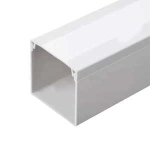 Canalización y Bandeja <span class=keywords><strong>de</strong></span> Cables <span class=keywords><strong>de</strong></span> PVC Plástico Blanco Eléctrico Resistente al Fuego, Impermeable, Tamaños <span class=keywords><strong>10x10</strong></span>, 16x16, 16x25, 40x25 - Product Image 2