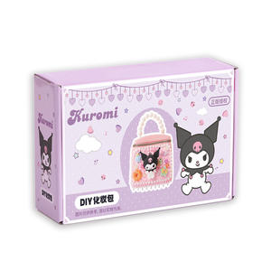 ชุดทำกระเป๋าเครื่องสำอาง DIY สำหรับเด็ก Sanrio พร้อมกาวเนยและของตกแต่ง สำหรับเด็กอายุ 4-6 ปี - Product Image 5