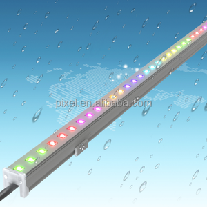 Dc48v RGB IP67 DMX512 nhôm hồ sơ vỏ ngoài trời video tuyến tính Led thanh ánh sáng cho tòa nhà cao tầng - Product Image 4