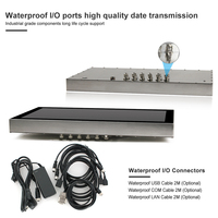 Ordinateur industriel à écran tactile antirouille étanche IP66 J1900/J6412 pour la transformation des aliments