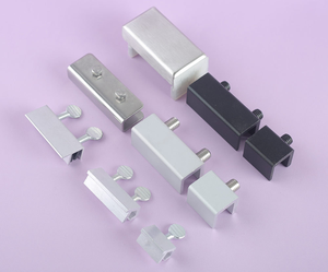 Serratura di Sicurezza per Finestre <span class=keywords><strong>Scorrevoli</strong></span> in Alluminio, per Finestre Verticali e Orizzontali, Installazione Senza Foratura - Product Image 1