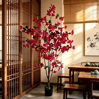 Rangkaian Bunga Pernikahan Laris Manis, Pohon Bougainvillea Buatan, Bunga Palsu untuk Dekorasi Dalam & Luar Ruangan, Hotel, Rumah, Hadiah Natal