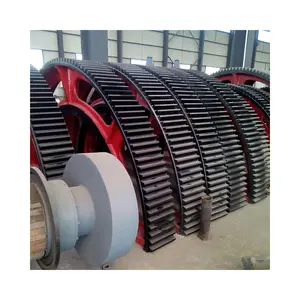 Casting Pinion and Large Diameter Ring Gear For Cement Ball Mill