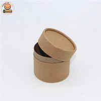 Tube en papier alimentaire et pour collations 100% recyclé pour l'emballage de chocolat, de bonbons, de biscuits, de cacao, de fruits secs et de viande