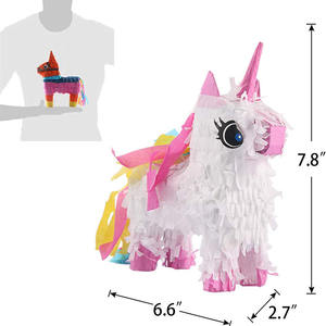Nicro Kid Party, vente en gros à bas prix, fabrication de jouets personnalisés, conception de mini piñatas âne, <span class=keywords><strong>licorne</strong></span>, lama pour <span class=keywords><strong>anniversaire</strong></span> - Product Image 4