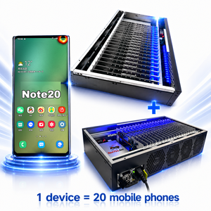 Contrôleur de ferme de téléphones P30 avec boîtier de téléphone, hub USB OTG <span class=keywords><strong>double</strong></span> entrée, conçu pour la gestion en masse de périphériques mobiles - Product Image 1