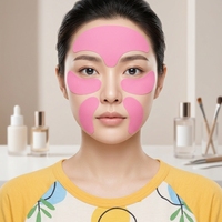 Patchs Hydrogel Personnalisés pour les Yeux et les Rides du Sourire, Masque de Nuit Antidérapant qui Soulage et Adoucit les Rides