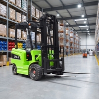 Elektrikli Forklift Küçük Yeni Forklift Lityum Akülü Elektrikli Forklift Çiftlik Mini 1.5 Ton Elektrikli Forklift