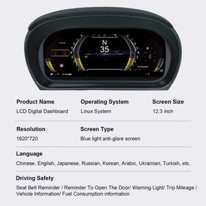 Afficheur numérique du tableau de bord Série 5 E60, compteur de vitesse, <span class=keywords><strong>Apple</strong></span> CarPlay sans fil, <span class=keywords><strong>Android</strong></span> Auto pour BMW Série 5 E60 - Product Image 5