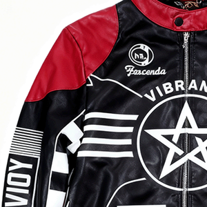 Giacca da Motociclista Invernale Vintage Personalizzata per <span class=keywords><strong>Uomo</strong></span>, in <span class=keywords><strong>Pelle</strong></span> PU con Dettagli in <span class=keywords><strong>Pelle</strong></span> Bovina - Product Image 5