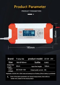 Chargeur de <span class=keywords><strong>batterie</strong></span> au plomb intelligent 60V à impulsions pour réparation, 12V10A pour vélo électrique et scooter 24V5A, entièrement intelligent, vente en gros - Product Image 3