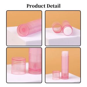 Custom Logo Promotional Dental Gifts Vegan Nourishing Organic Chapstick Long Lasting Moisturizing Pink Stick Tube SPF Lip Balm - Product Image 2