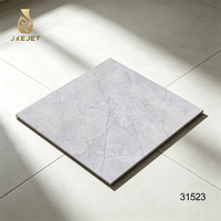 Carreaux de pierre gris petite cuisine aspect marbre porcelaine salle de bain Carreaux de Foshan modernes Source naturelle usine 30*30cm 9mm