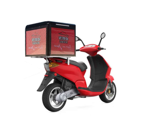 Caja de Reparto de Comida LED P3 4G GPS con Panel de Matriz LED para Motocicleta, Pantalla Publicitaria para Comida para Llevar - Product Image 2