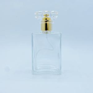 Botella de Perfume de Vidrio Transparente de 100 ml con Tapa de Plástico para Dispensar Fragancias en el Cuidado Personal para Creaciones de Perfume DIY - Product Image 5