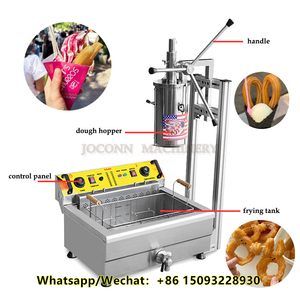 Machine industrielle de production de churros, machine à churros espagnole, machine à garnir, machine à tejeringos avec friteuse - Product Image 2