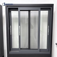 Ventana Corredera Moderna de Aluminio con Aislamiento Térmico, Doble Acristalamiento Low-E, Mosquitera de Ancho Completo, Insonorizada, para Viviendas y Apartamentos