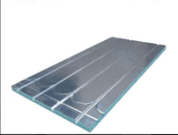 Panneau de chauffage par le sol en polystyrène écologique, isolation supérieure, faible teneur en COV, résistant à l'humidité, classe de résistance au feu B2, design moderne