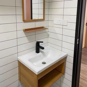 Modern floating bathroom cabinet cosmetic <b>mirror</b> suitable <b>for</b> bathroom daily cosmetic storage box - Product Image 3