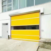 Porte haute vitesse en PVC à faible bruit-Silencieux-Obturateur rapide pour les bureaux d'usine