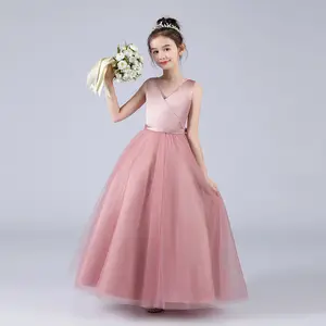 MQATZ Flower Girl Princess Dress Children Dress Party Ball Gown Dress For Girls